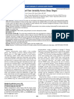 Circadian Variation of Heart Rate Variability Across Sleep Stages