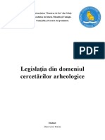 Legislația în arheologie