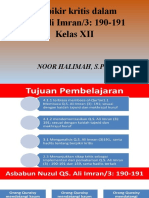 Materi Xii Berpikir Kritis