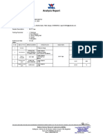 Analysis Report::::: Requester's Details Test Requested by (ID) Date Lab Ref. No