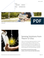 Sensing & Protection Devices: Sensing Solutions From Therm-O-Disc