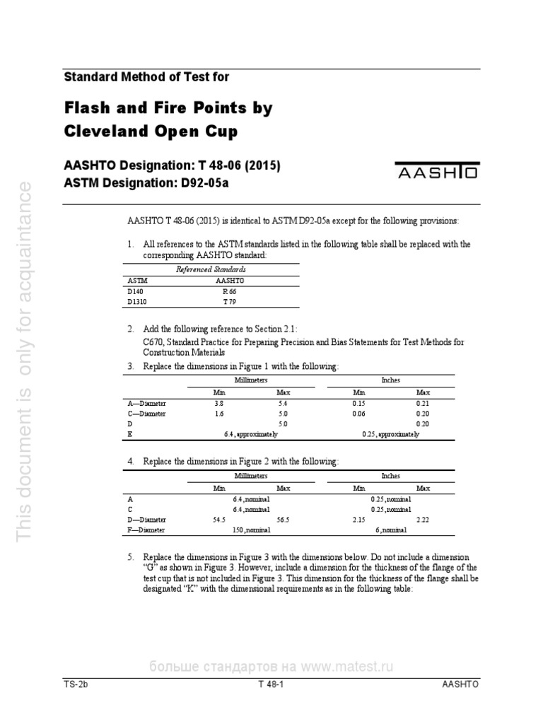 Flash And Fire Point Test: Cleveland Open Cup Method – YYEY