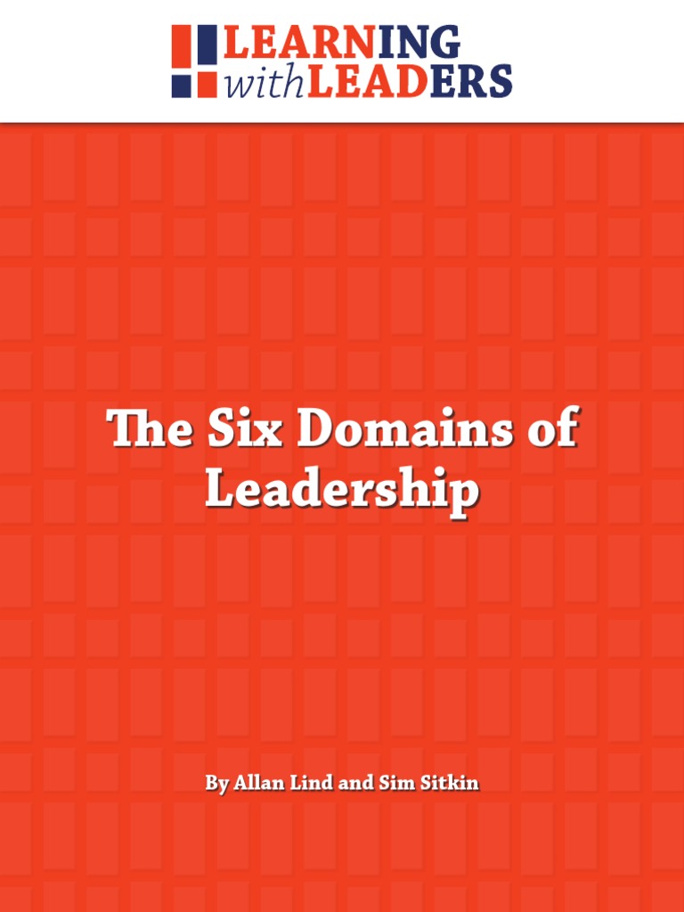 Six - Domains.Leadership Pyramid - Lind.Sitkin | PDF | Leadership