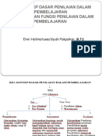 Konsep Dasar Penilaian Dalam Pembelajaran