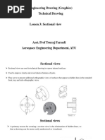 Sectional View Drawing Guidelines | PDF | Screw | Geometry