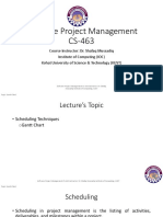 Software Project Management CS-463