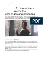 COVID-19: How Retailers Can Overcome The Challenges of A Pandemic