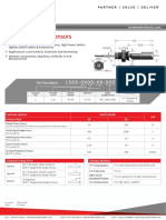 LS03 Series Level Sensors: L S 0 3 - 0 X 0 0 - X X - 0 0 0 X