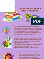 Critical Literacy in the Arts