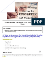 Answer Writing Practice For UPSC IAS & UPPSC Mains Exam