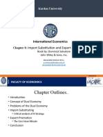 International Economics: Import Substitution and Export Promotion