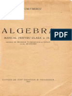 Algebra manual cls.9 - Gh. Dumitrescu (1957)