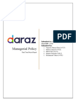 Managerial Policy Final Term Report - Daraz