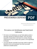 Prevenirea dependentelor. Dobre Ramona