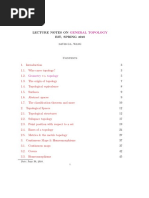 Lecture Notes On General Topology