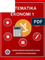 Modul Matematika Ekonomi 1 PTA 2021