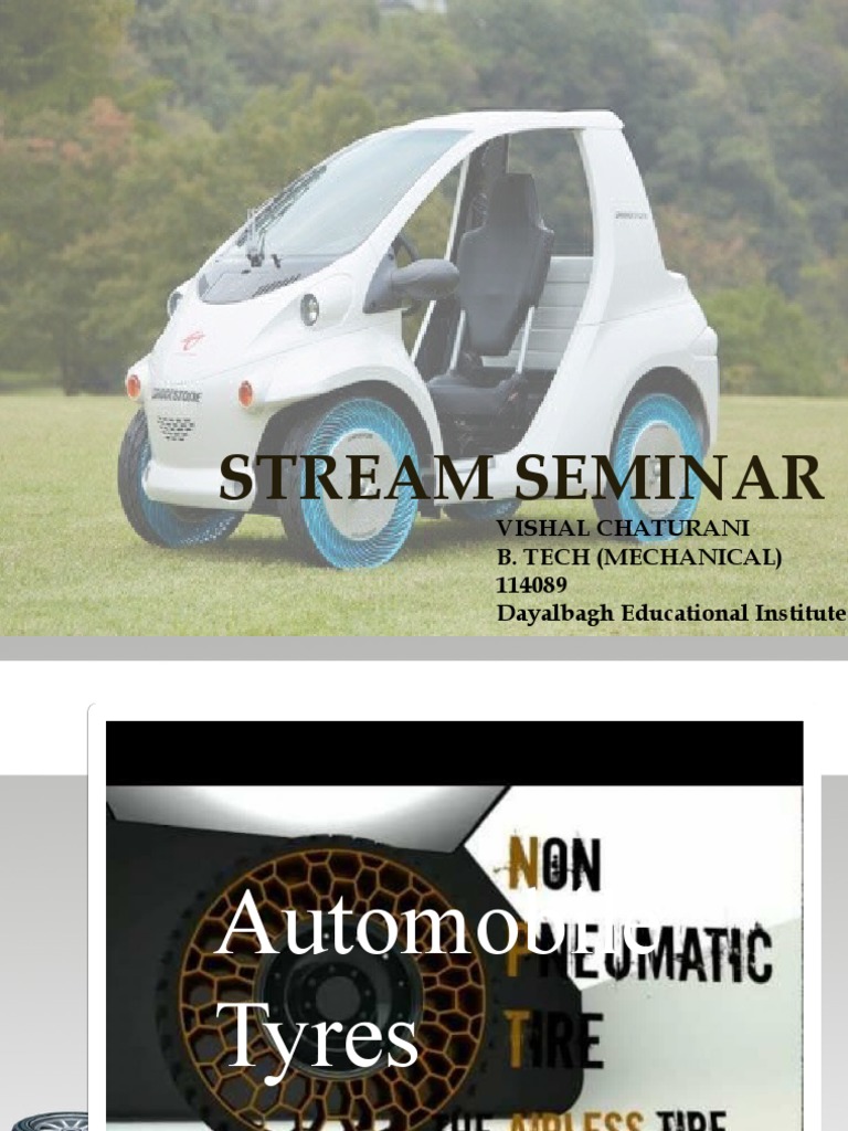 Airless Tyres Seminar Reports PDF