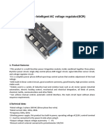 Three-Phase Intelligent AC Voltage Regulator (SCR) : 1. Product Features