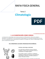 GEOGRAFIA FISICA GENERAL. Tema 2. Climatología