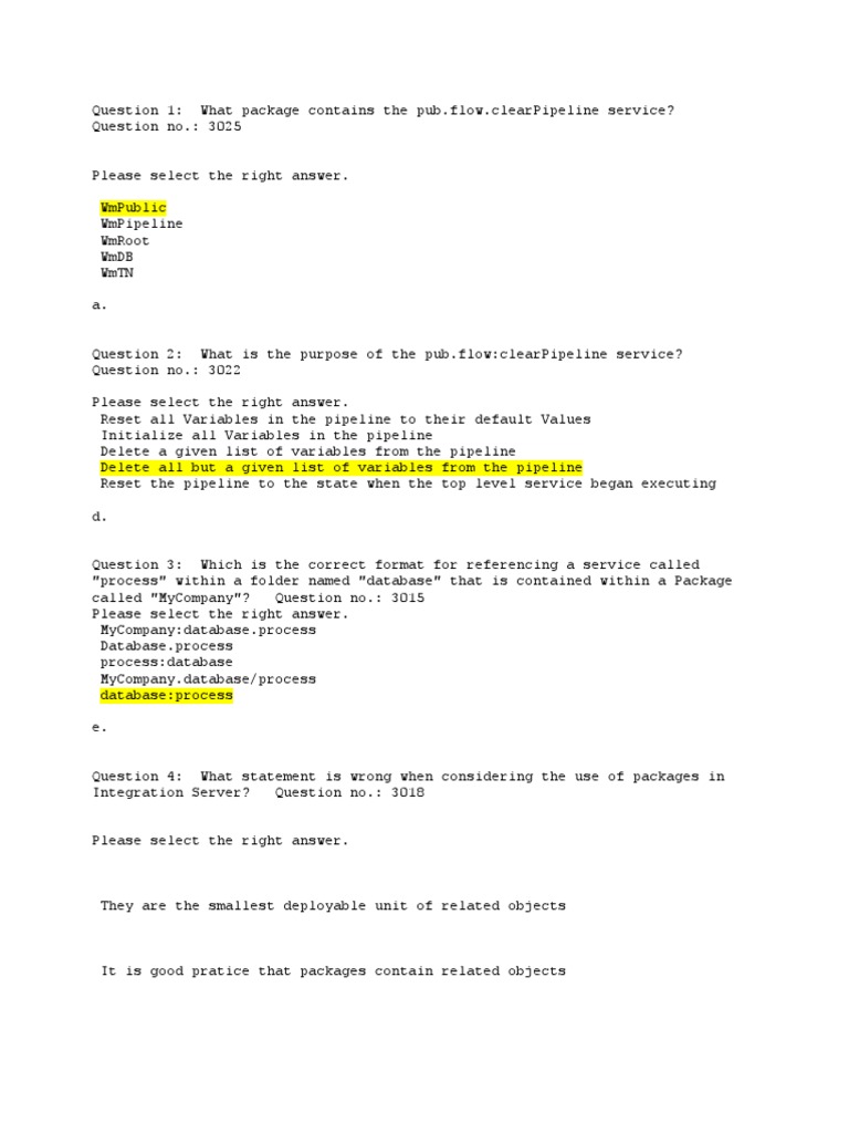 MuleSoft Developer Certification Questions | PDF | Class (Computer ...