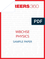 WBCHSE Physics Sample Paper
