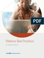 Webinar Best Practices: An Activation Playbook