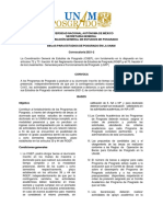 Convocatoria 2021-2 Publicacion Marzo