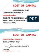 Cost of Capital