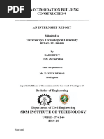 PG Accomodation Building Construction: An Internship Report