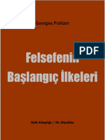 FelsefeninBaslangicIlkeleri