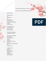 Peach Flowers Stationery WPS Office