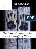 Self and Community in A Changing World