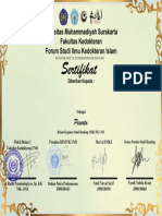 Certificate fixed peserta