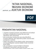 4 Pendapatan Nasional, Pertumbuhan Dan Struktur Ekonomi
