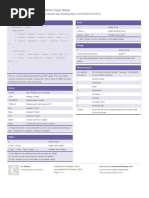 JSON Cheat Sheet: by Via