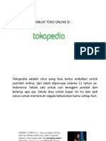 Pertemuan - 10 - Membuat Toko Online Di Tokopedia