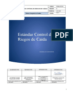 SSOMA-E001 Estandar Riesgo de Caida