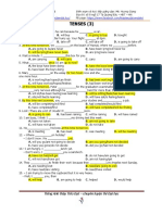 Tenses (3) : Tiếng Anh thầy Tiểu Đạt - chuyên luyện thi Đại học