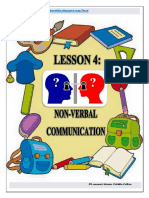 Lesson 4 - Non Verbal Communication