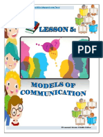 Lesson 5 - Models of Communication