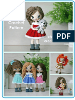 Framed Crochet Doll Elena Kuznetsova Alenkortoys