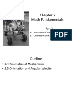 Math Fundamentals: 4. Kinematics of Mechanisms 5. Orientation and Angular Velocity