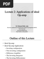 Lecture 2a - Op-Amp Application