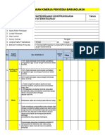 Format Evaluasi Kinerja Penyedia Sesuai Perlem 4 Tahun 2021