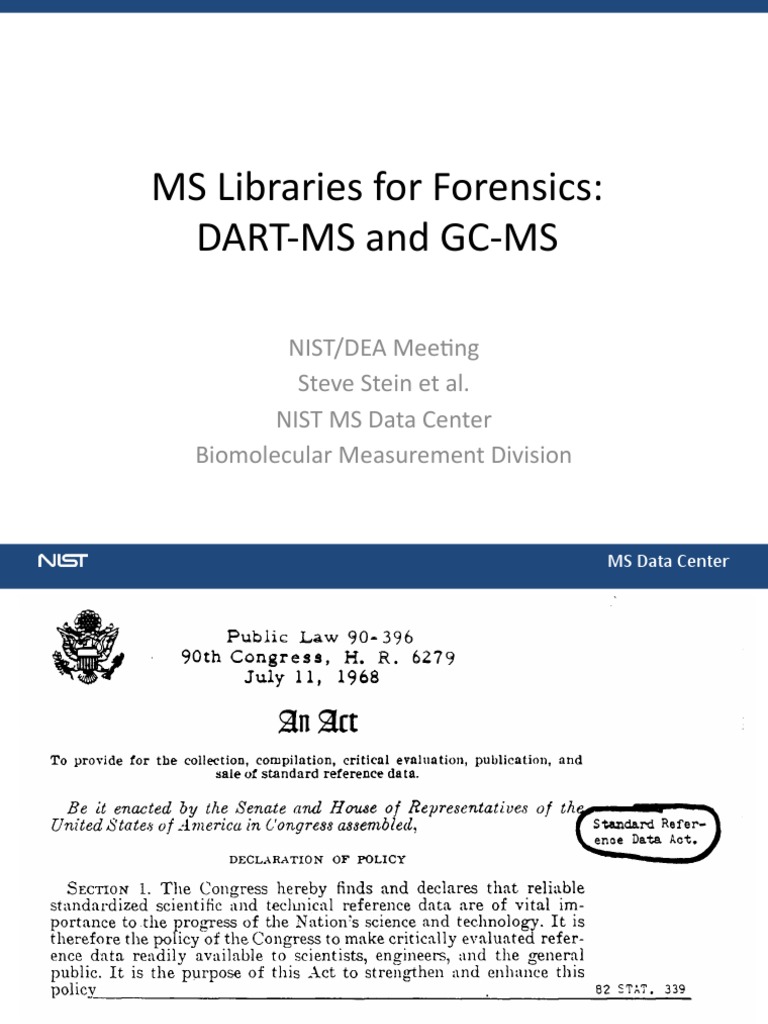 MS Libraries For Forensics: Dart-Ms and Gc-Ms | PDF | Gas ...