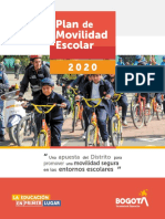 Plan de Movilidad Escolar PDF Diseño