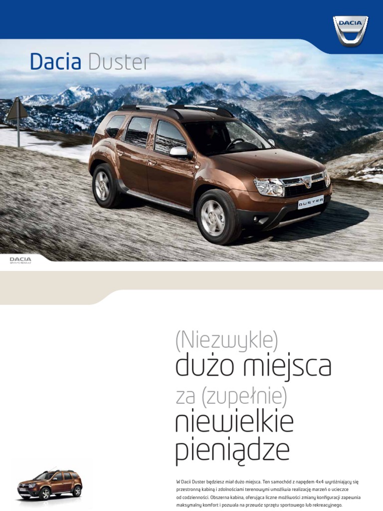 Dacia Duster Katalog PL Airbag Automotive Technologies