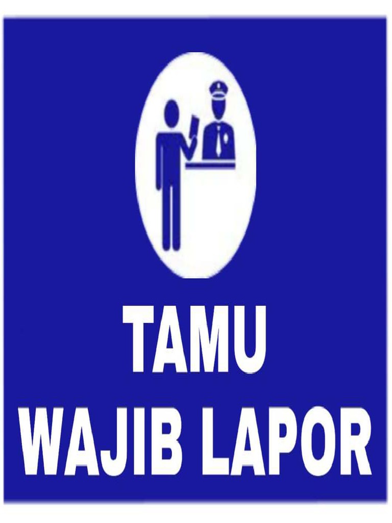 Tamu Wajib Lapor Potret