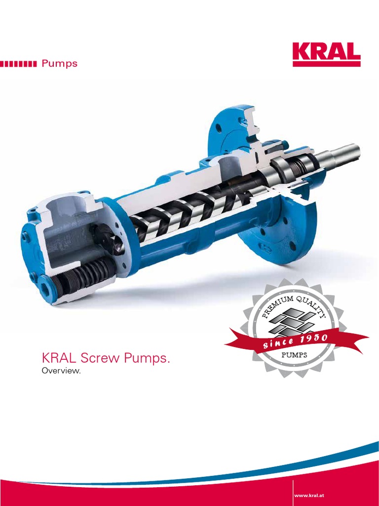 Kral Screw Pumps Overview en Us PDF Lubricant Pump