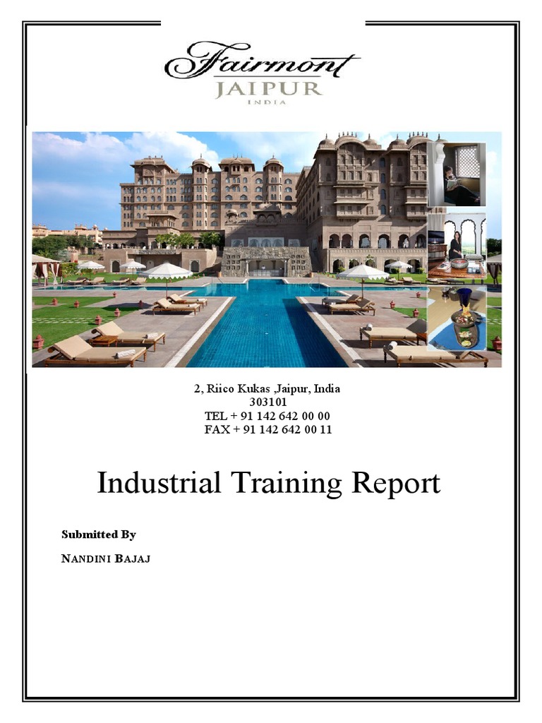 Industrial Training Report | PDF | Hotel And Accommodation | Foods